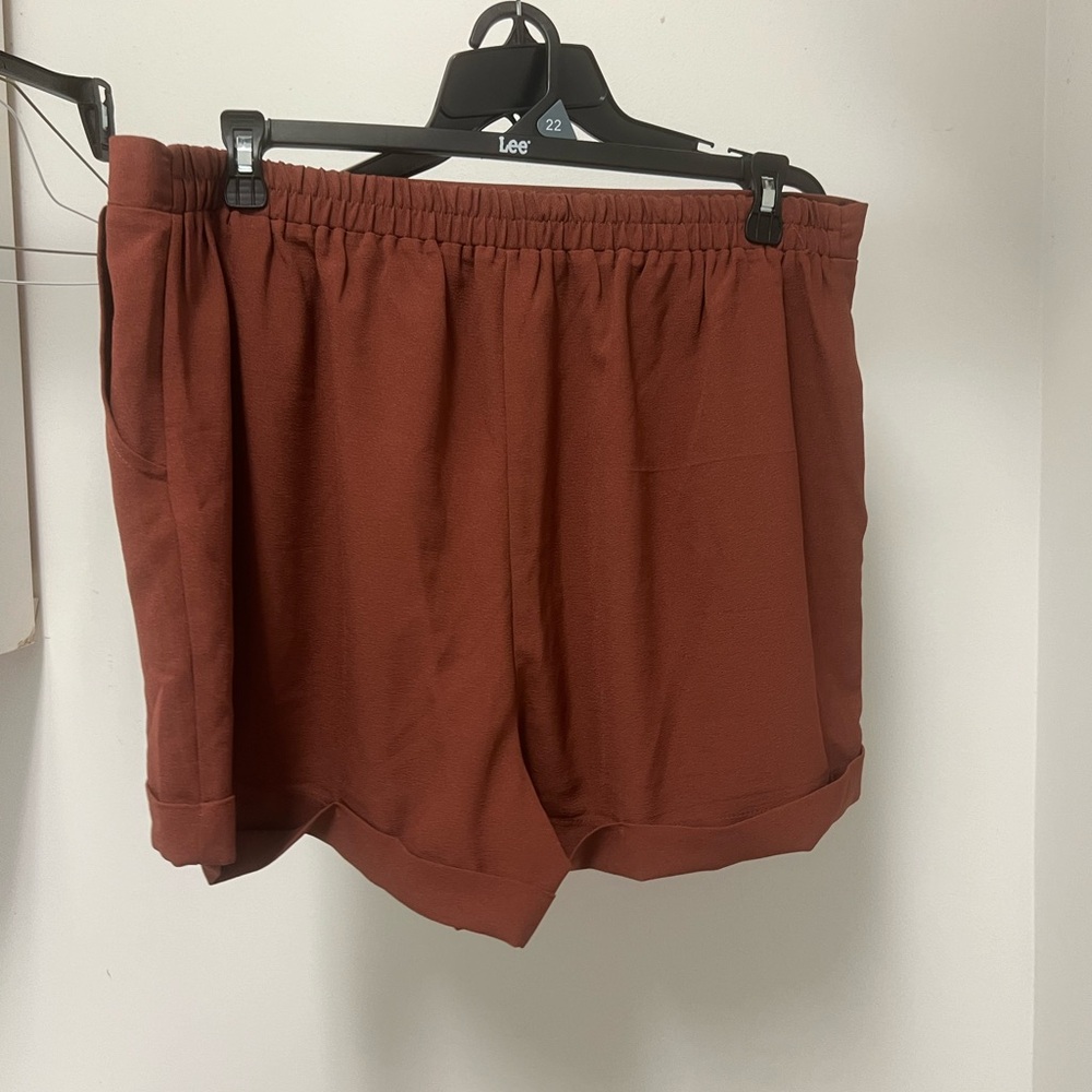 Forever 21 High Waist Rust Shorts